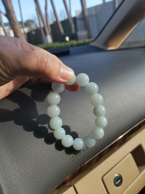 古玩玉器天然翡翠A貨手串拍賣,當前價格3300元