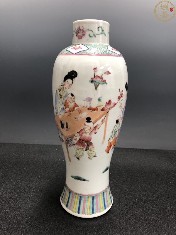 古玩陶瓷粉彩四妃十六子圖大瓶拍賣,當(dāng)前價(jià)格6500元
