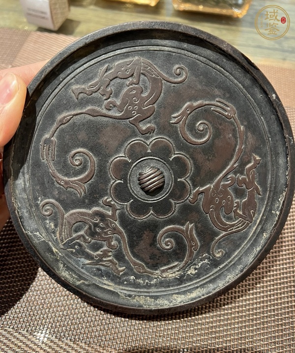 古玩雜項(xiàng)仿漢銅鏡硯真品鑒賞圖