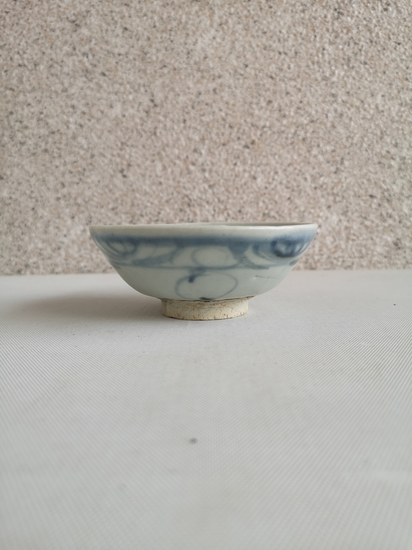 古玩陶瓷青花云氣紋茶碗拍賣,當前價格398元