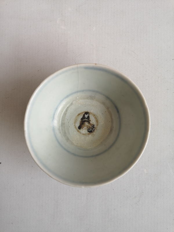 古玩陶瓷青花云氣紋茶碗拍賣,當前價格398元