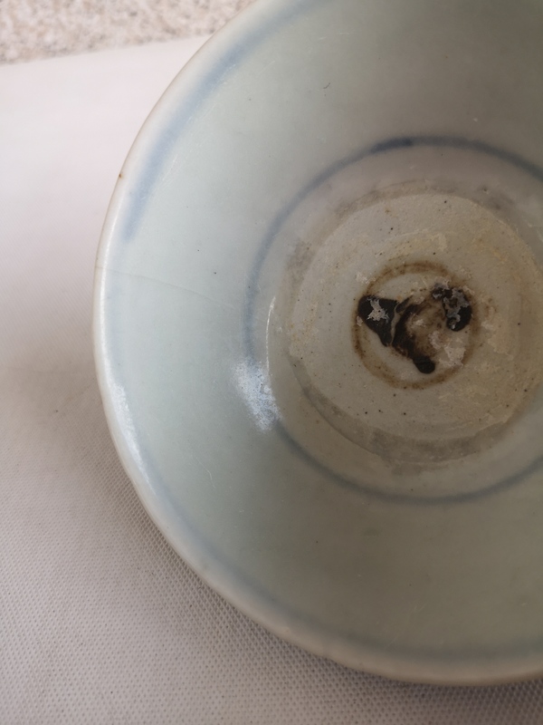 古玩陶瓷青花云氣紋茶碗拍賣,當前價格398元