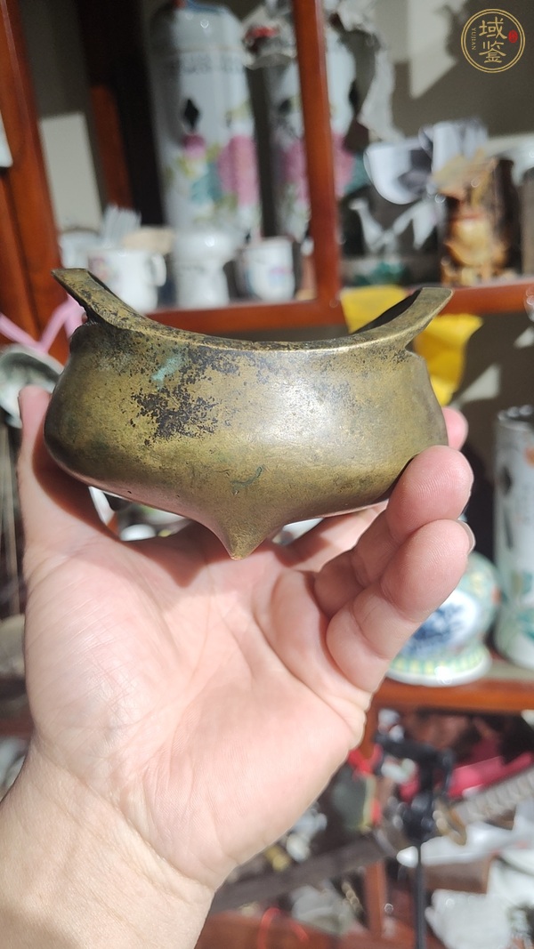 古玩銅器橋耳爐真品鑒賞圖