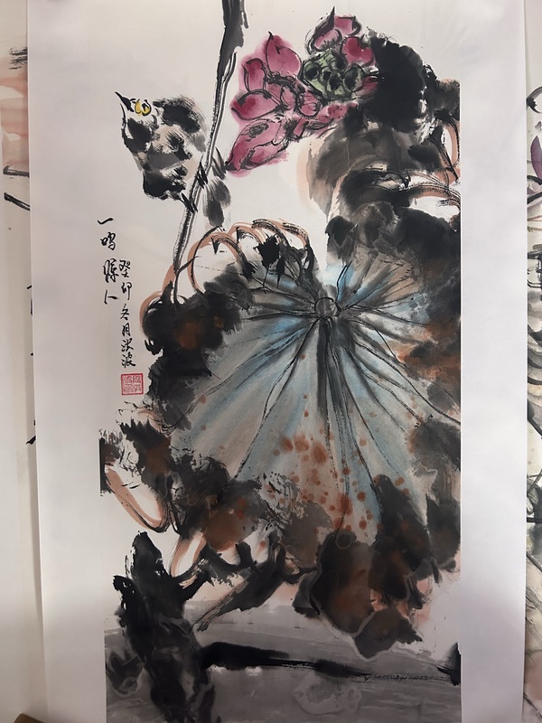 古玩字畫段洪波《花鳥圖》拍賣,當前價格788元