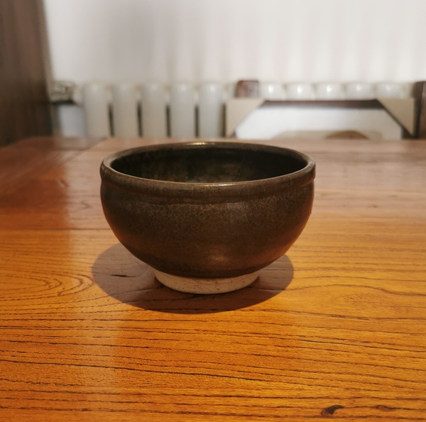 古玩陶瓷金元茶葉末釉深腹缽式盞拍賣,當前價格3500元