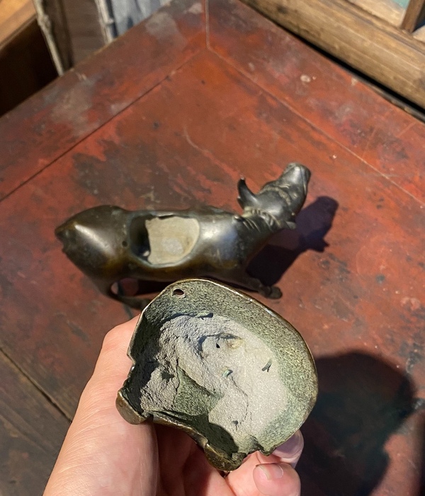 古玩銅器清.銅香薰拍賣，當(dāng)前價格1880元