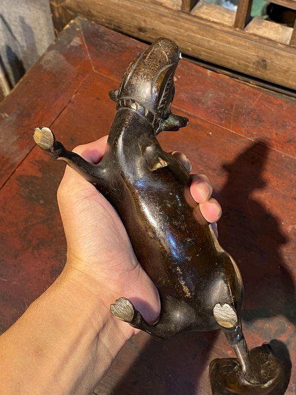 古玩銅器清.銅香薰拍賣，當(dāng)前價格1880元