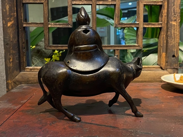 古玩銅器清.銅香薰拍賣，當(dāng)前價格1880元