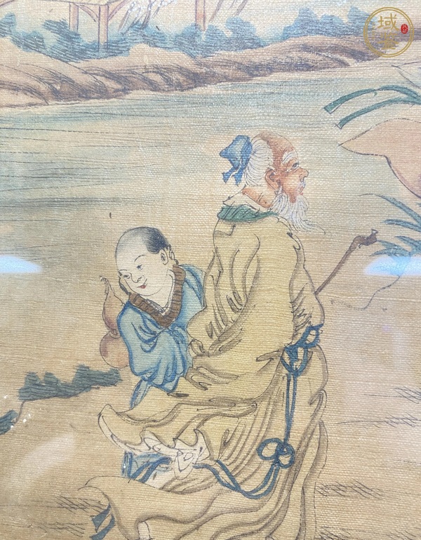 古玩字畫龍眠三李真品鑒賞圖