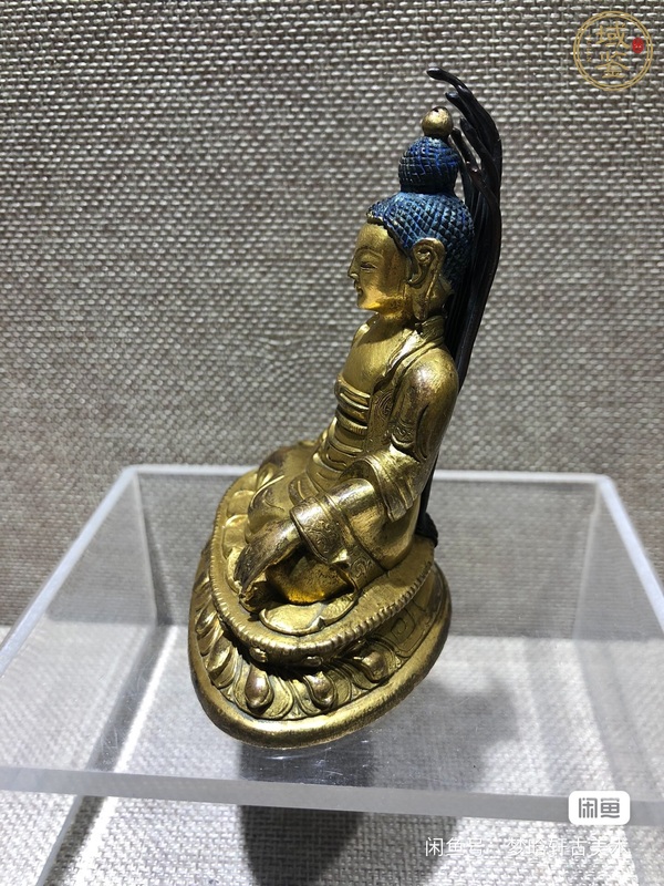 古玩銅器釋迦說法真品鑒賞圖