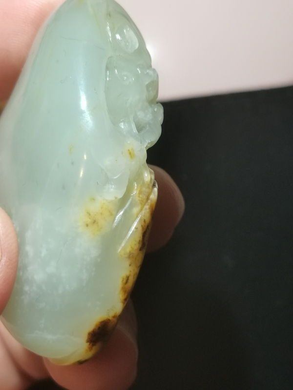 古玩玉器和田籽料玉雕“瑞獸”拍賣,當前價格389元