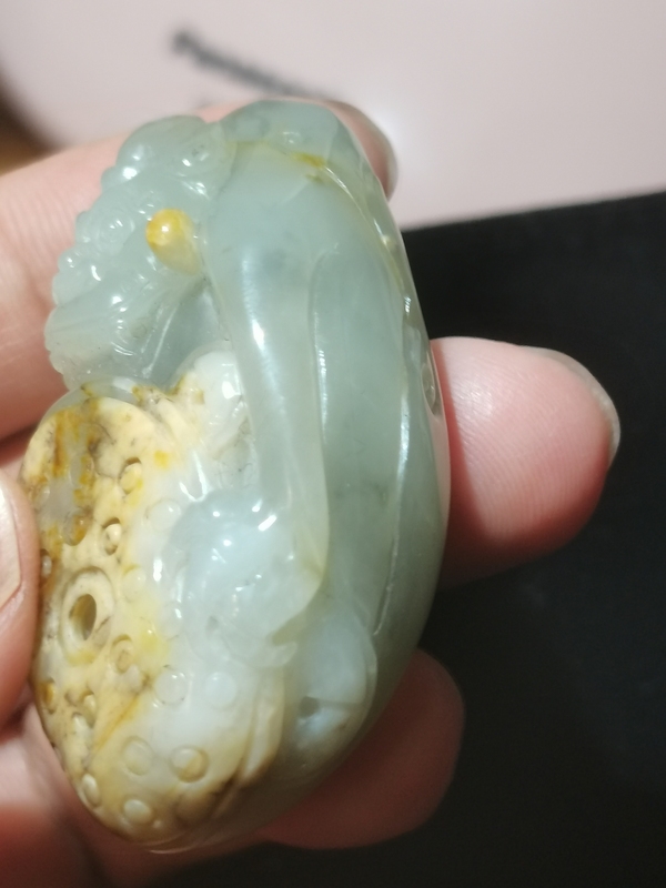 古玩玉器和田籽料玉雕“瑞獸”拍賣,當前價格389元