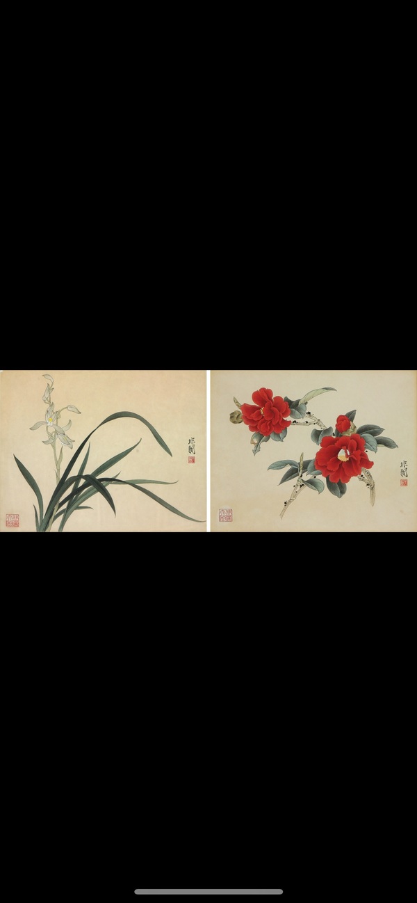 古玩字畫于照款工筆花鳥小品拍賣,當前價格36000元