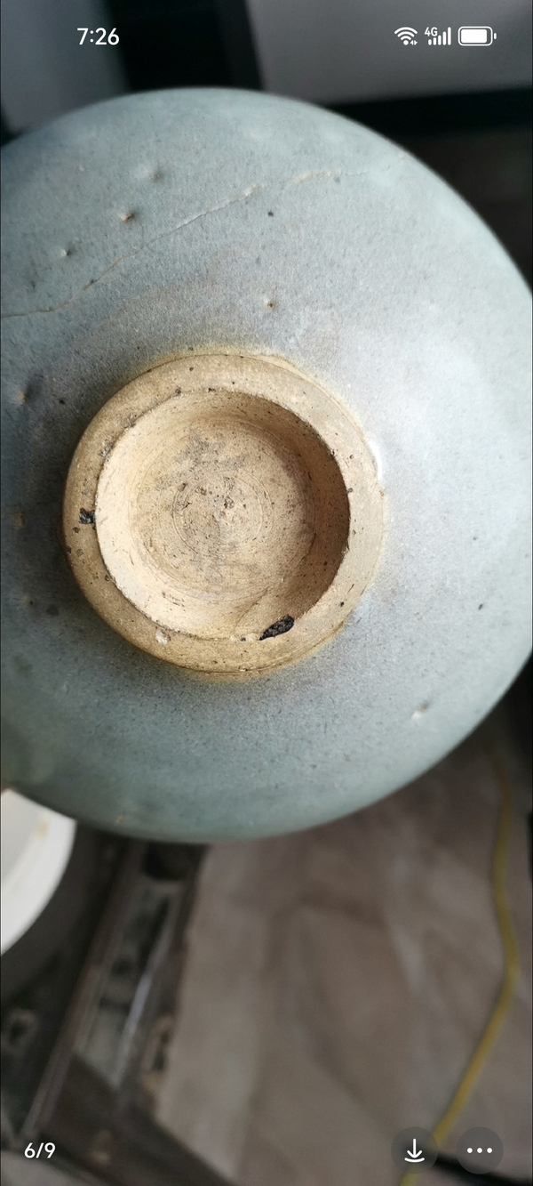 古玩陶瓷鈞窯天藍釉大碗漂亮大氣。金代的大碗。拍賣,當前價格38999元