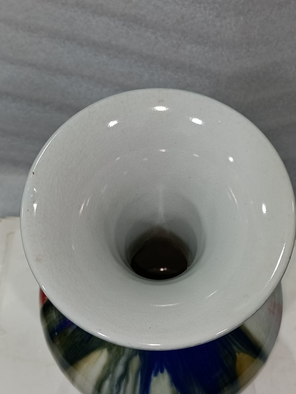 古玩陶瓷窯變釉賞瓶拍賣,當前價格988元