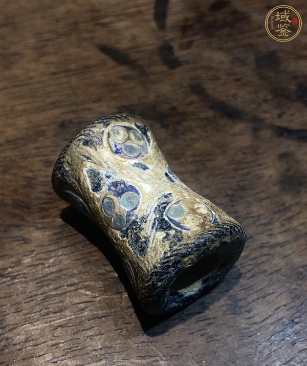 古玩雜項(xiàng)青蜓眼琉璃珠真品鑒賞圖