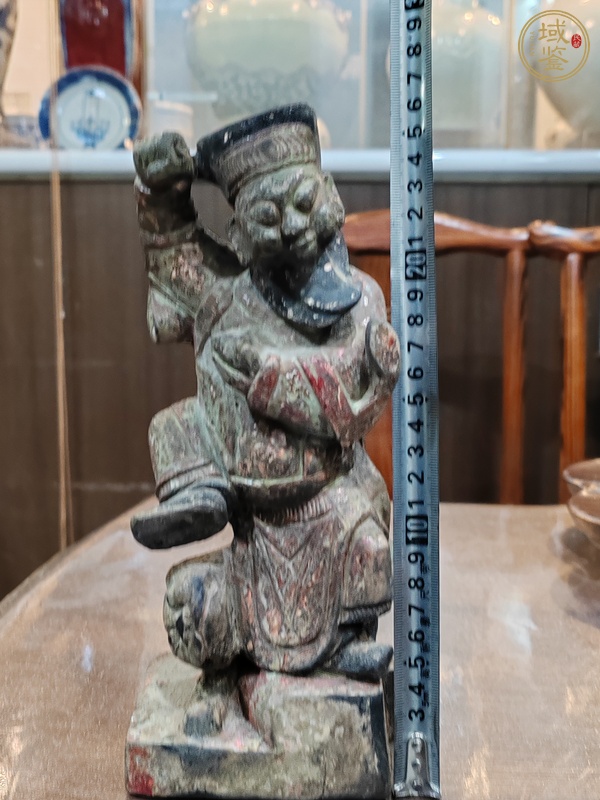 古玩雜項(xiàng)木雕財神真品鑒賞圖