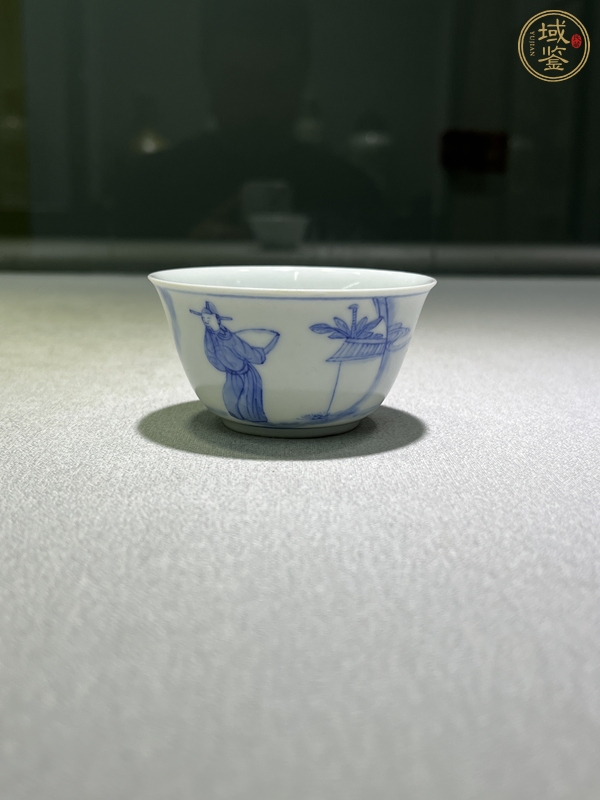 古玩陶瓷青花杯真品鑒賞圖