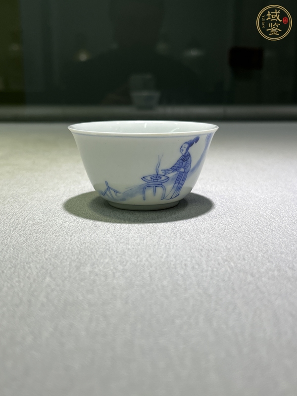 古玩陶瓷青花杯真品鑒賞圖