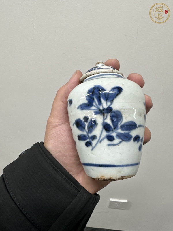 古玩陶瓷青花蓋罐真品鑒賞圖