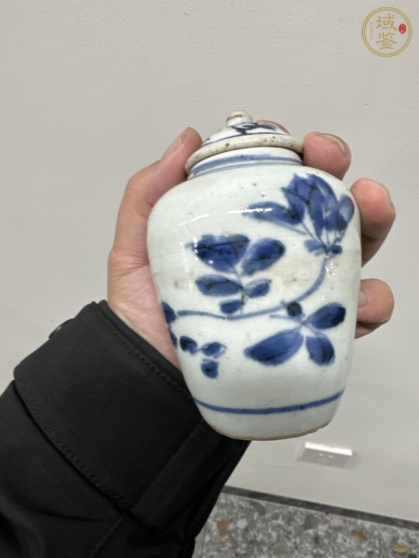 古玩陶瓷青花蓋罐真品鑒賞圖