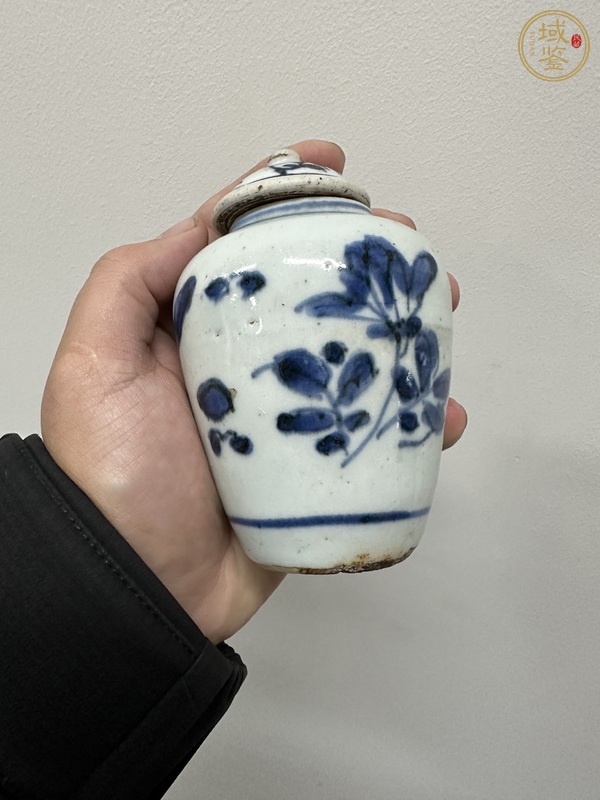 古玩陶瓷青花蓋罐真品鑒賞圖