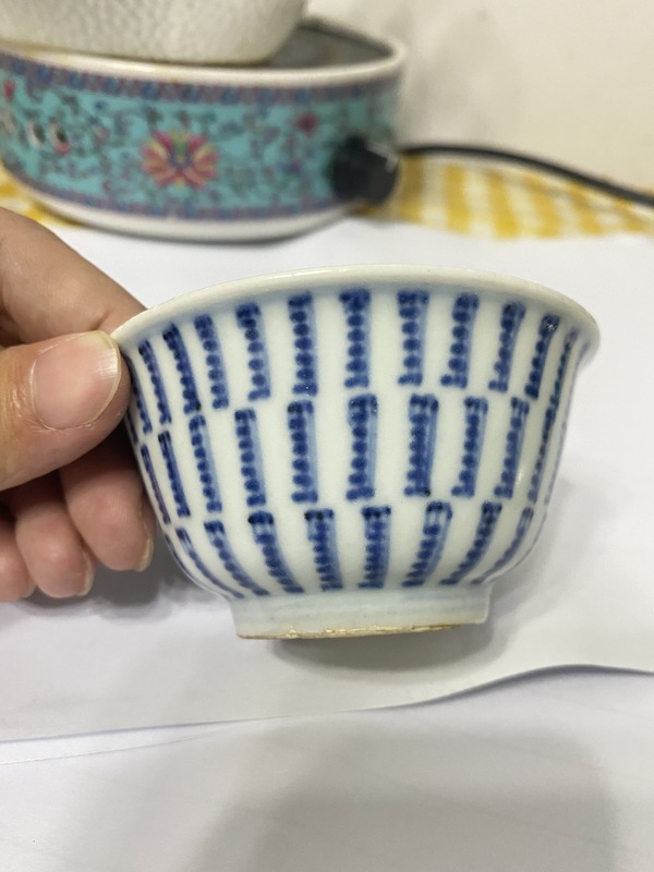 古玩陶瓷梵字紋青花杯拍賣,當(dāng)前價(jià)格2300元