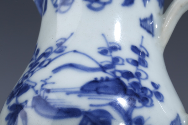 古玩陶瓷清康熙·青花花卉紋奶壺拍賣，當(dāng)前價格1785元