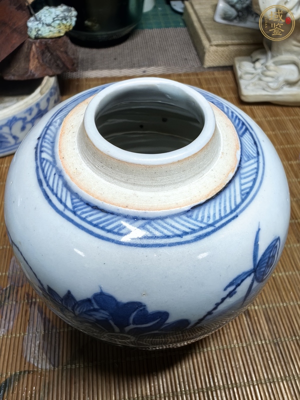 古玩陶瓷青花罐真品鑒賞圖