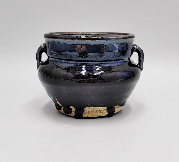 古玩轉(zhuǎn)賣明代.黑釉雙系罐1200拍賣,當(dāng)前價(jià)格390元