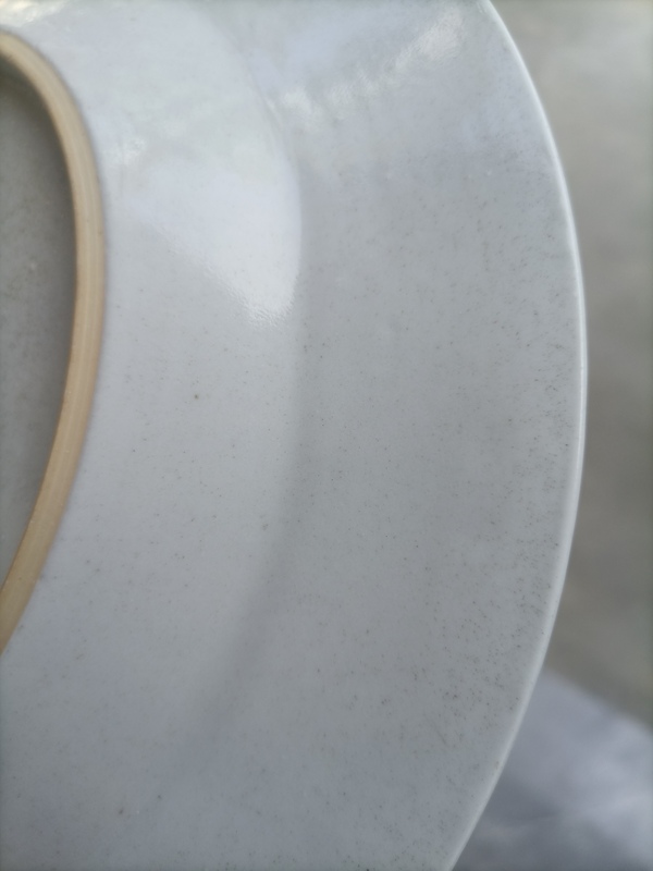 古玩陶瓷乾隆鹿紋粉彩盤拍賣,當前價格3200元