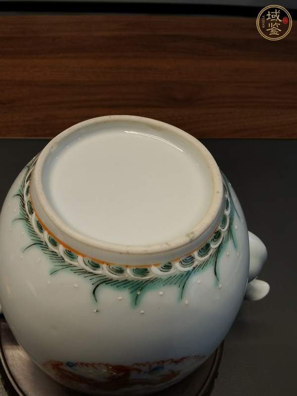 古玩陶瓷民國(guó)·粉彩團(tuán)龍紋壺真品鑒賞圖