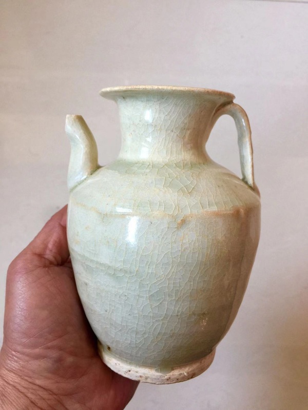 古玩陶瓷青白釉執壺拍賣,當前價格3600元