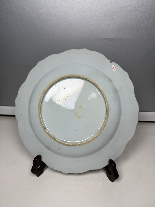 古玩陶瓷雍正粉彩花卉紋盤拍賣,當前價格3200元