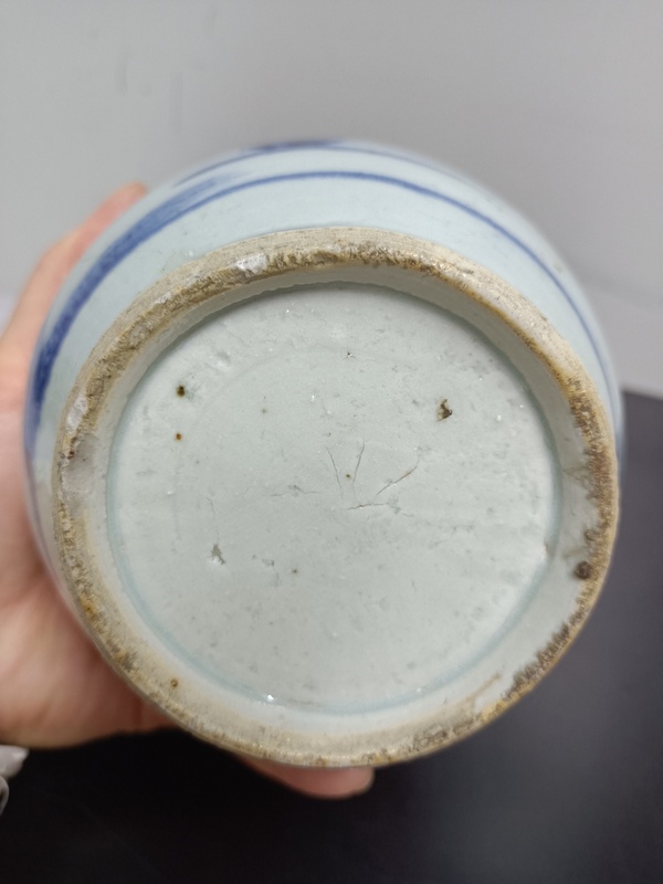 古玩陶瓷青花蒜頭瓶拍賣,當前價格6888元