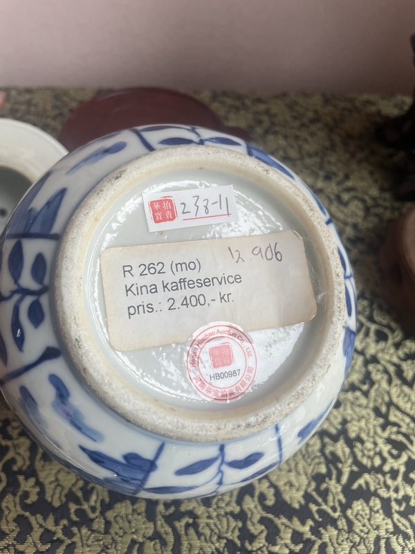 古玩陶瓷青花雙耳壺拍賣，當前價格5000元