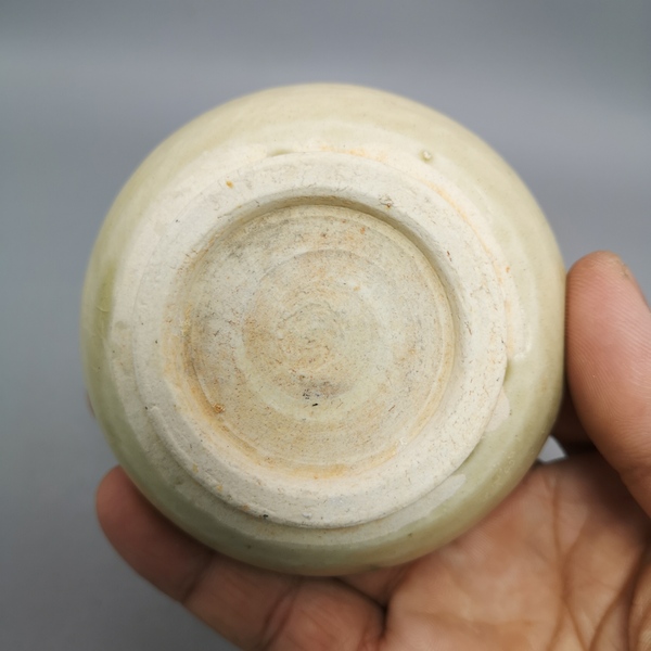 古玩陶瓷民國青花花卉紋印盒拍賣,當前價格650元