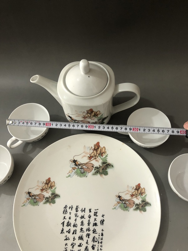 古玩陶瓷西游記茶器拍賣，當(dāng)前價(jià)格80元