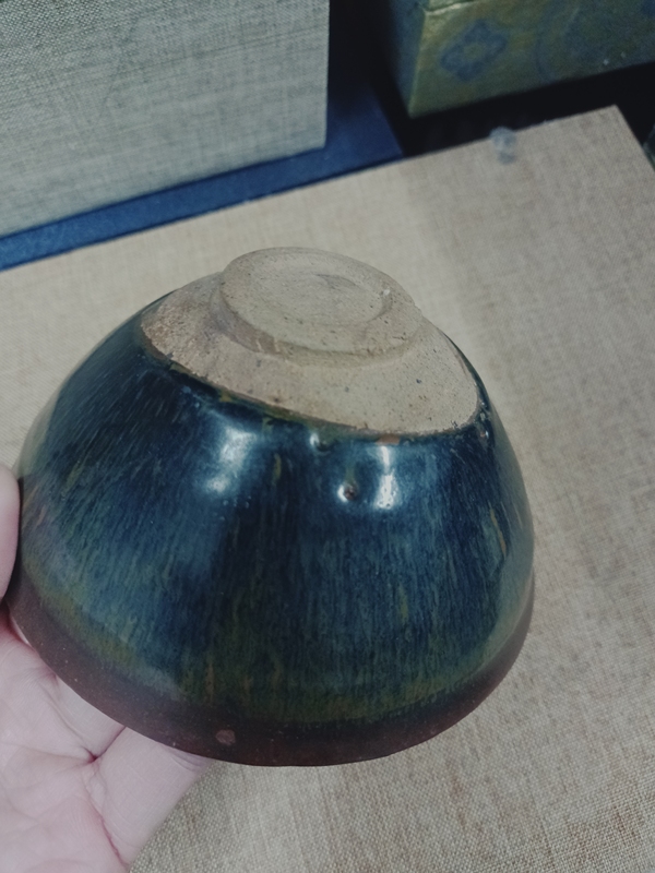 古玩陶瓷宋代建窯兔毫盞拍賣,當前價格8000元