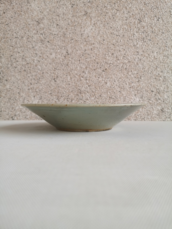 古玩陶瓷龍泉青瓷青花花卉盤拍賣,當(dāng)前價(jià)格580元