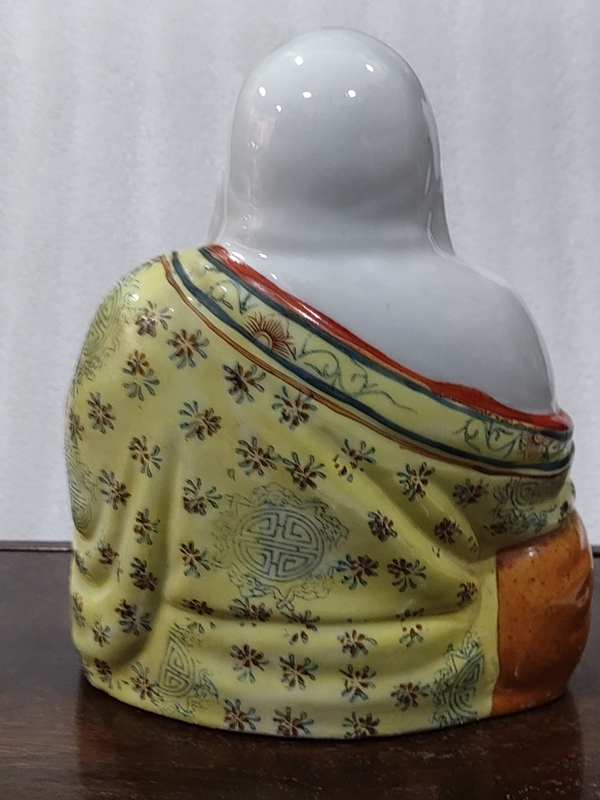 古玩陶瓷粉彩彌勒佛塑像拍賣,當(dāng)前價格860元