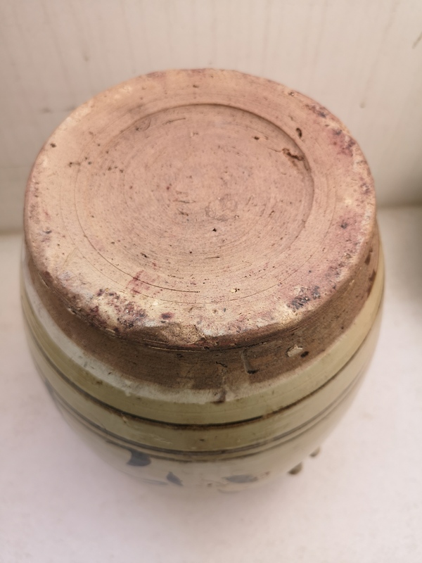 古玩陶瓷磁州窯白地黑花雙系罐拍賣,當前價格980元