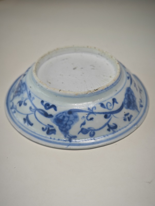 古玩陶瓷明空白期青花嬰戲圖折沿盤拍賣,當前價格4567元