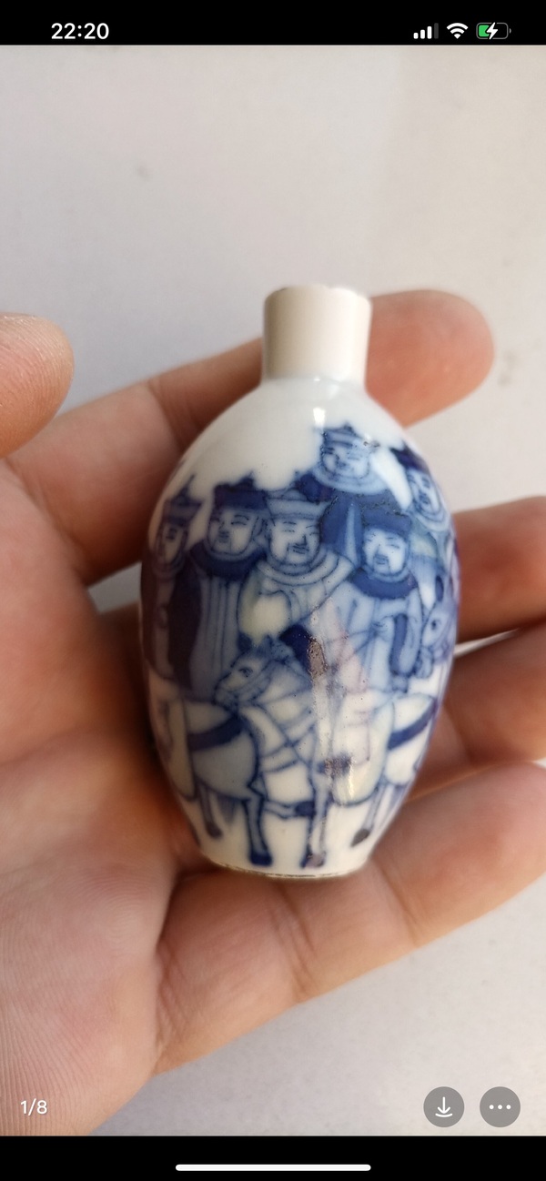 古玩轉賣人物紋鼻煙壺拍賣，當前價格688元