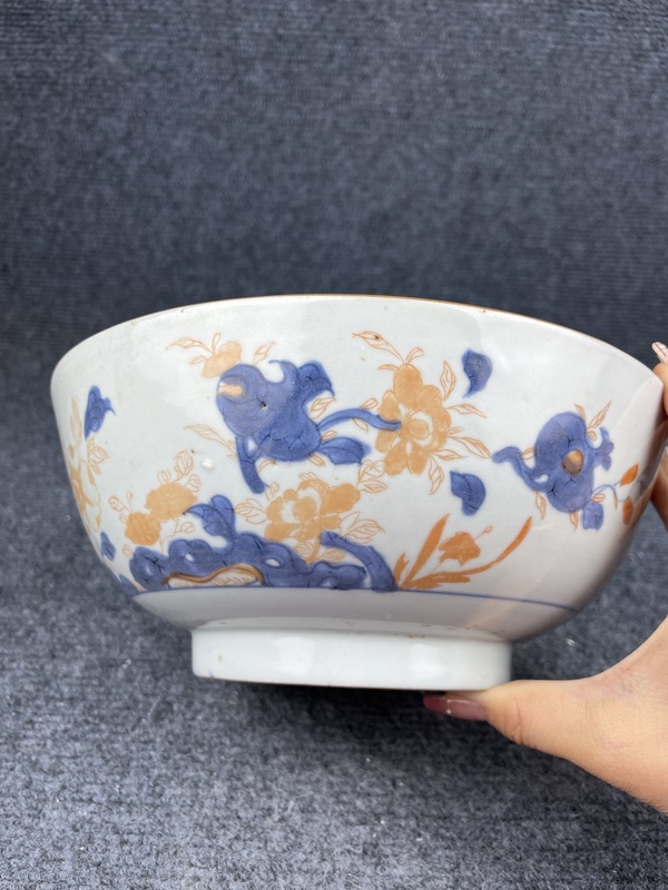 古玩陶瓷青花礬紅碗拍賣,當前價格3888元