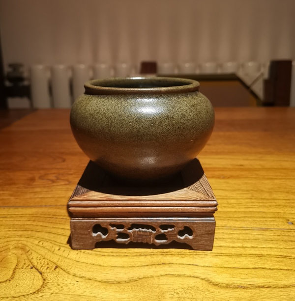 古玩轉(zhuǎn)賣(mài)晚清民國(guó)茶葉末釉茶入(已保真)拍賣(mài),當(dāng)前價(jià)格298元