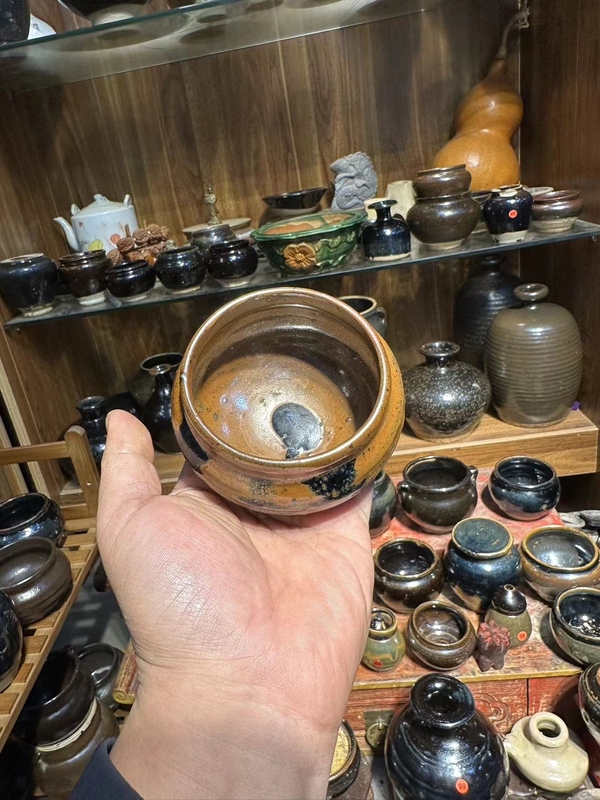 古玩陶瓷明清窯變罐;不懂勿擾拍賣,當前價格3288元