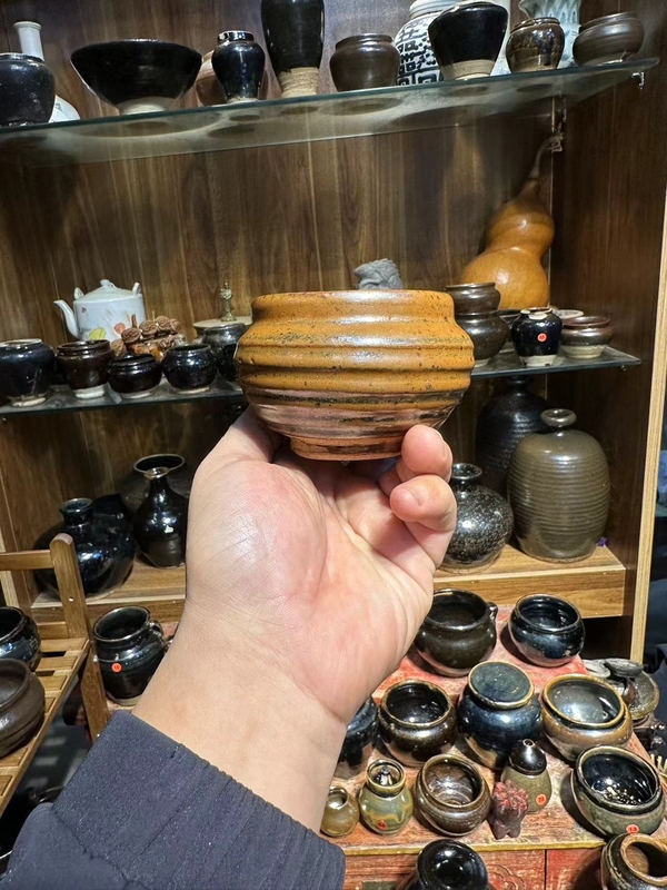 古玩陶瓷明清窯變罐;不懂勿擾拍賣,當前價格3288元