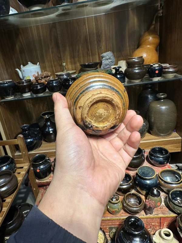 古玩陶瓷明清窯變罐;不懂勿擾拍賣,當前價格3288元