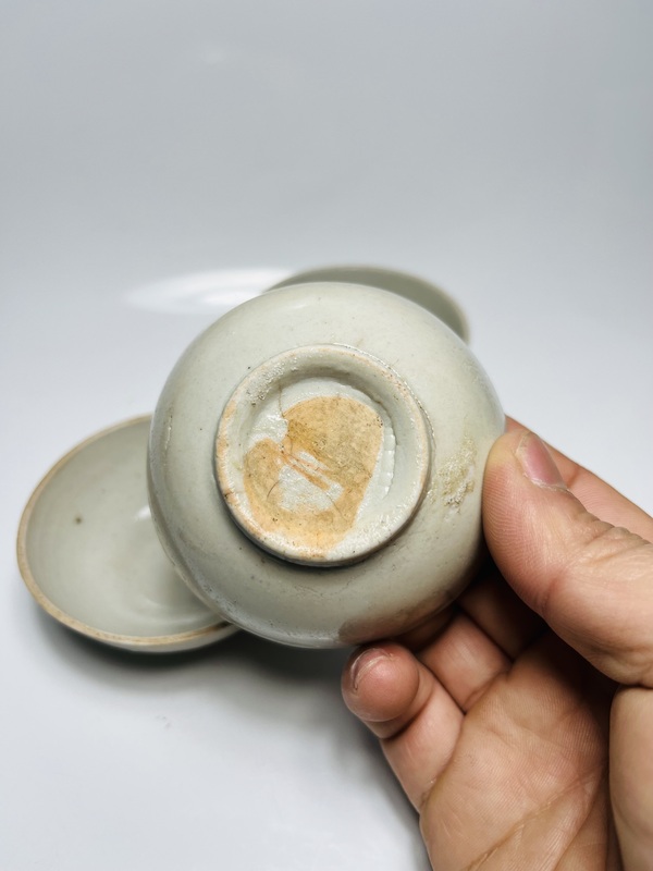 古玩陶瓷青白釉杯拍賣,當前價格199元